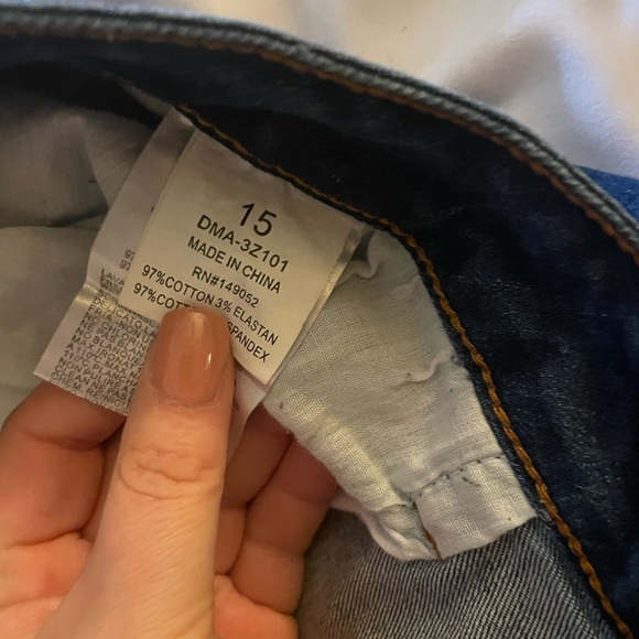 Two pairs of ripped straight leg jeans size 15 - Picture 9 of 9